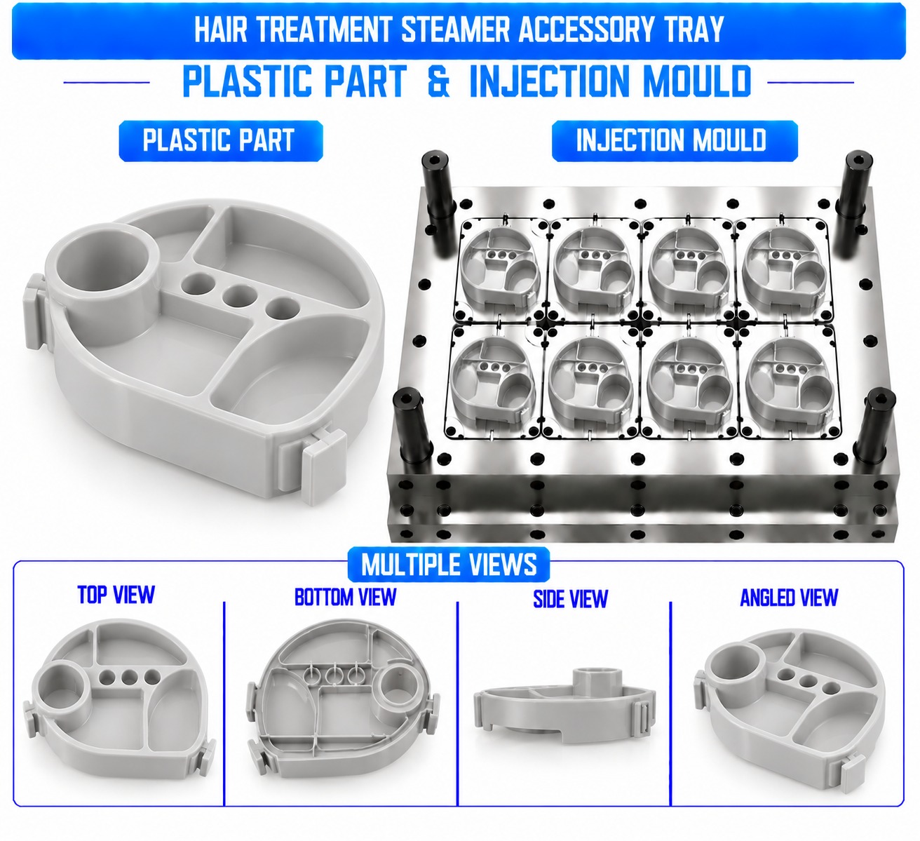Hair Treatment Steamer Plastic Accessory Tray Mould and Moulding Service